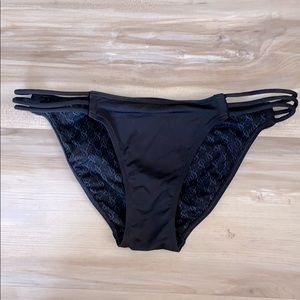 ❤️ Victoria’s Secret Swimwear Black Bikini Bottom Size XS NWOT